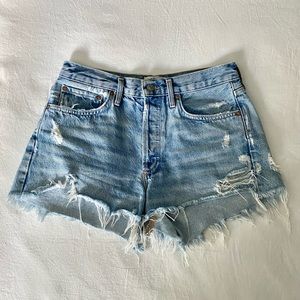 Agolde Parker Denim Shorts